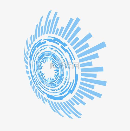 科技感柱状体的半圆新纪元 大数科技如何重塑数据表达